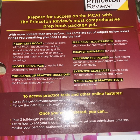 MCAT barely used books! Bonus: left some notes in the book that could help! - Picture 3 of 12